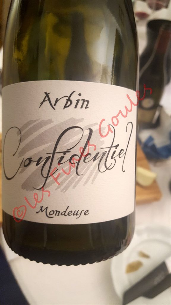 Mondeuse Arbin Trosset Confidentiel 2011