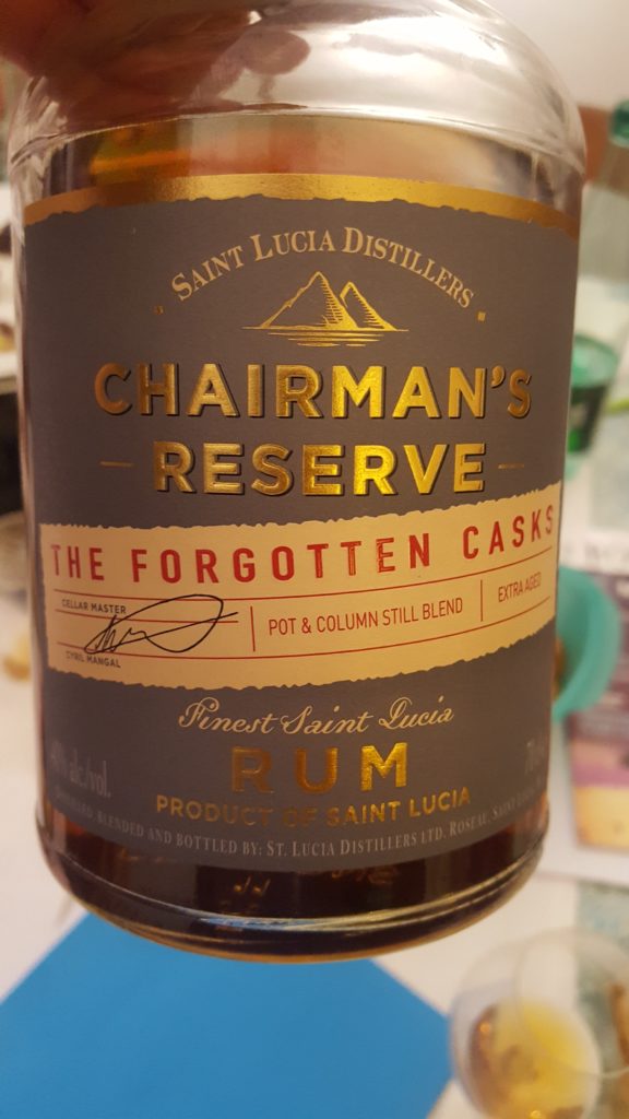 Rum Saint Lucia, Chairman's reserve, the forgotten casks