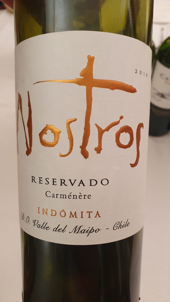 Chile Indomita DO Valle del Maipo
Nostros Reservado Carmenère 2018