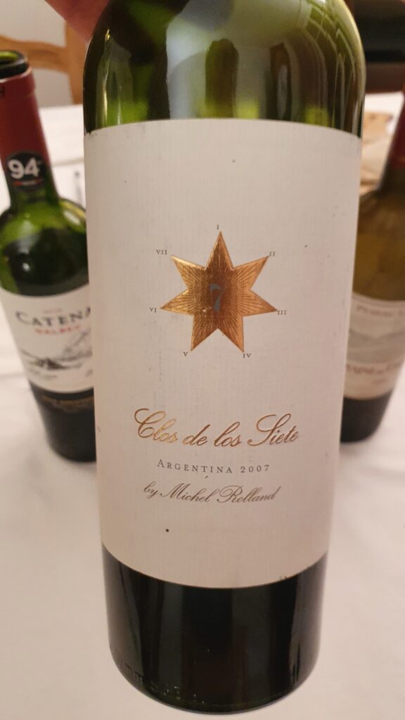 Argentine Cuyo Valle de Uco Clos de los Siete 2007