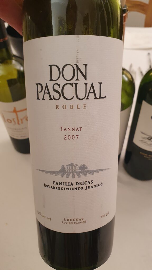 Uruguay Juanico Familia Deicas Don Pascual Tannat Roble 2007