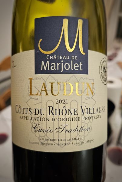 France – Côtes du Rhône villages Laudun - Château de Marjolet Cuvée Tradition 2021